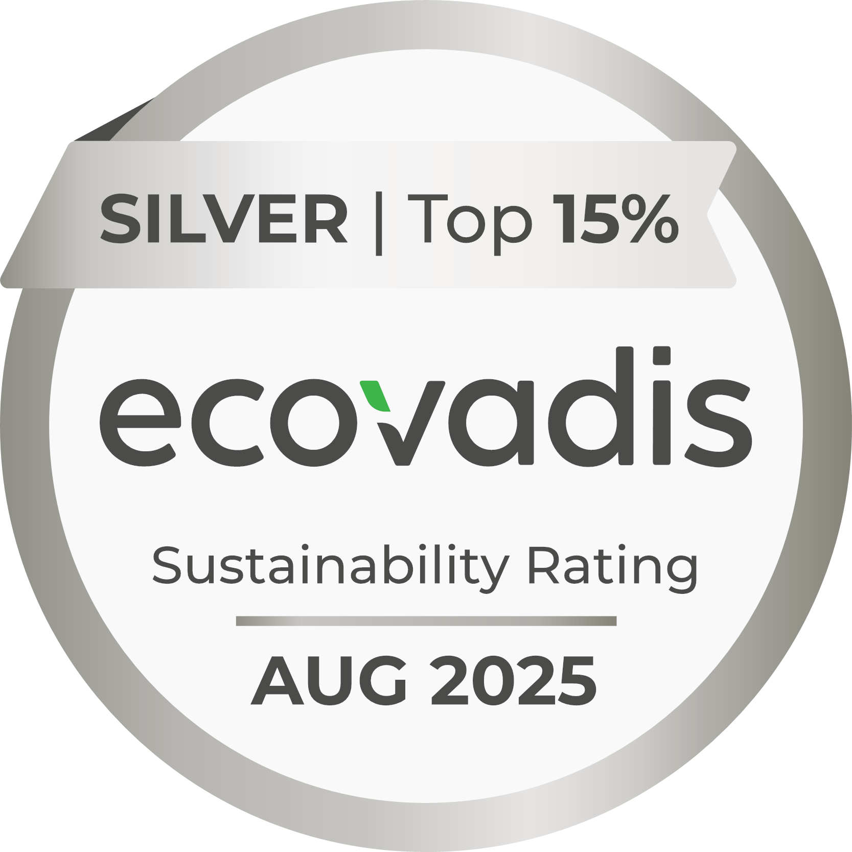 Mit Leidenschaft zum Buch - Silber Medaille EcoVadis